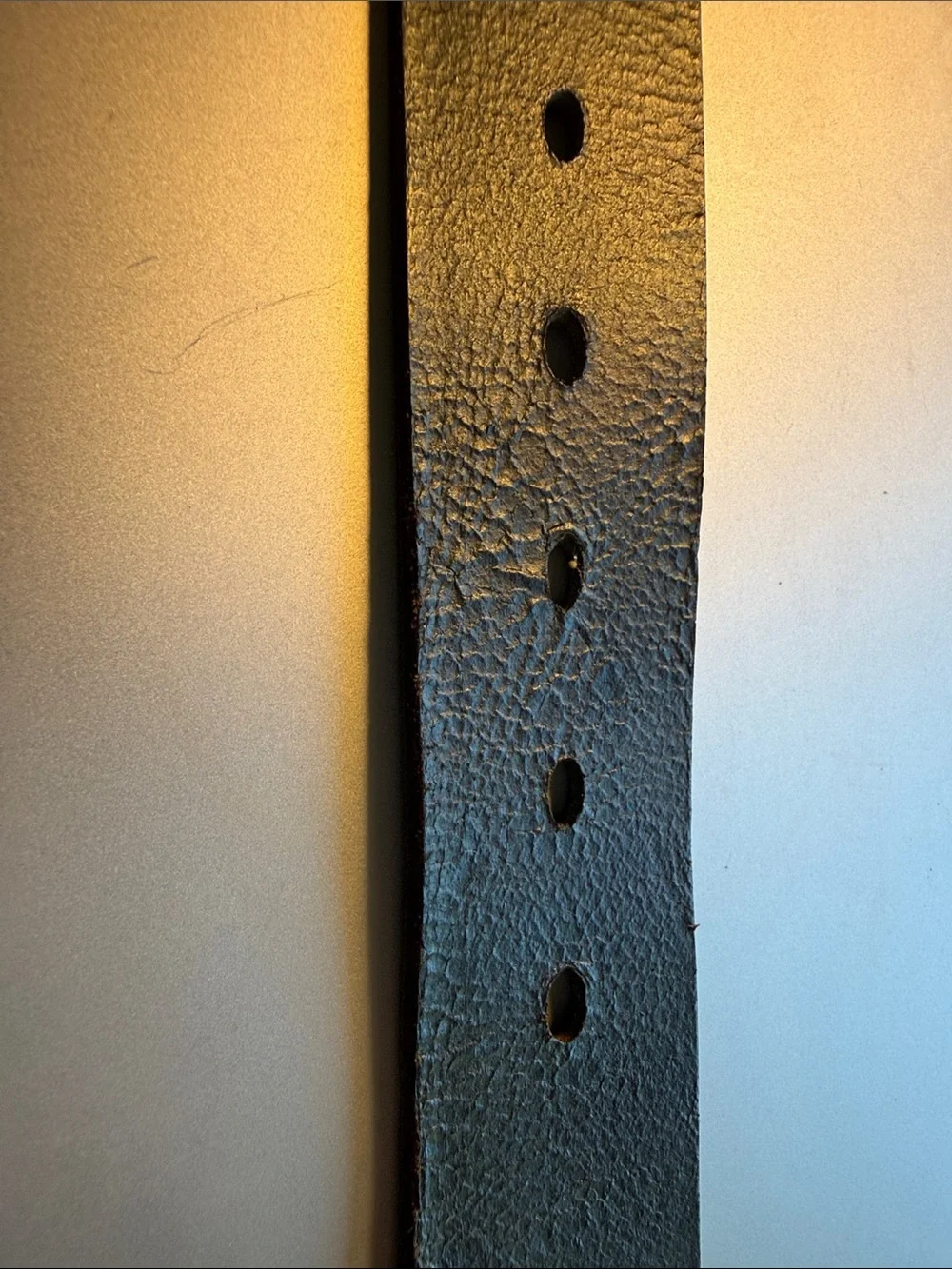 Levi’s Genuine Italian Leather Belt Black USA Made Size 38/95